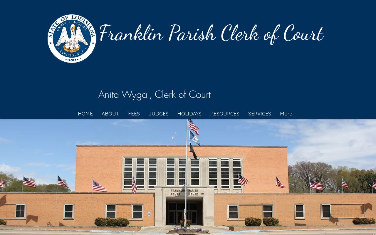 Franklin Parish Clerk of Court official website