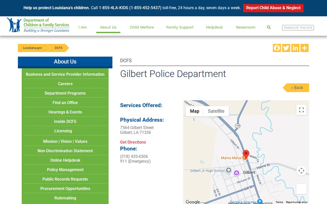 Gilbert criminal records official police directory